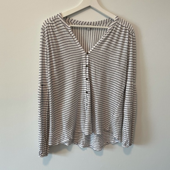 LUCKY Brand Striped Knit Top - Picture 10 of 10